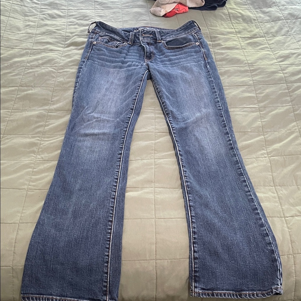 American Eagle Outfitters Blue Flare Jeans